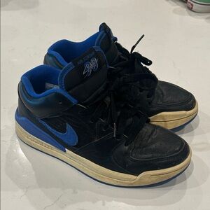 Kids Nike Air Zoom Jordan Stadium 90 Black Varsity Royal Muslin